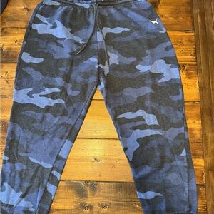 PINK Victoria's Secret Blue and Black Joggers